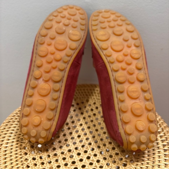 Born Burgundy Suede Loafers •Slip-on•8.5•preppy•casual•quiet luxury•scandi style - Picture 9 of 16